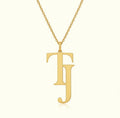Collier Initiales en Argent