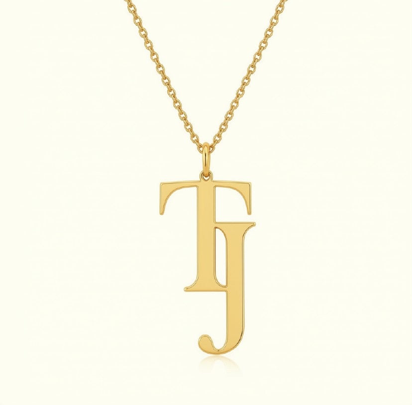 Collier Initiales en Argent