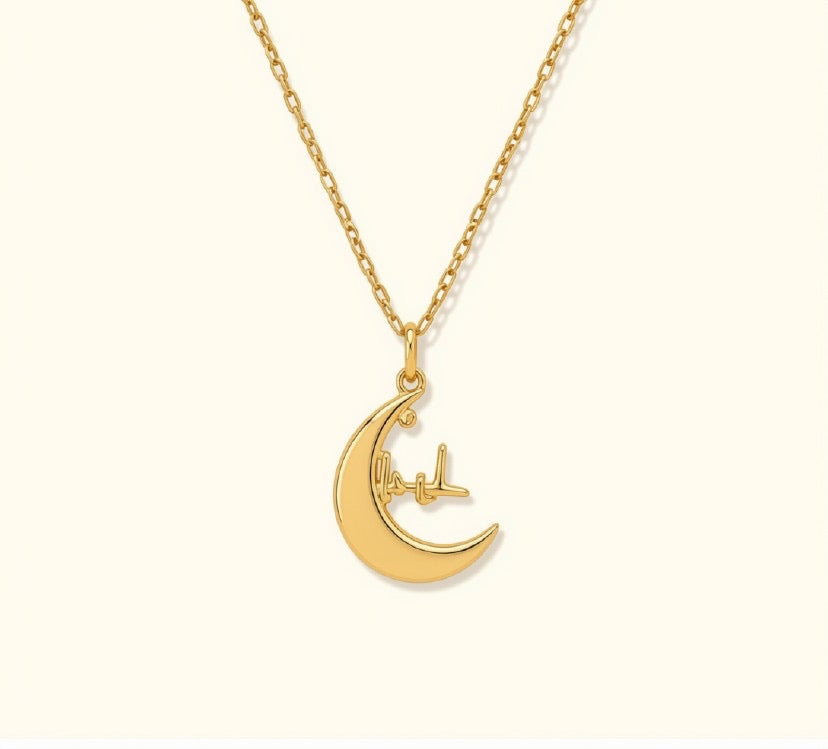 Collier Lune en Argent